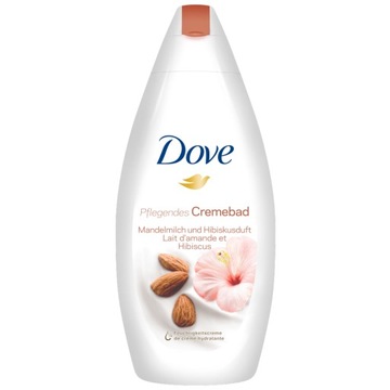 Гель для душа DOVE сливочный 750мл миндальное молоко + гибискус