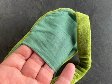 МАСКА ДЛЯ СПЯНИЯ ДЛЯ ГЛАЗ РАССЛАБЛЕНИЕ лягушка OLDMAN FROG НА Резинка