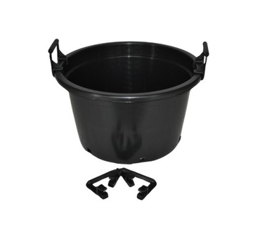 Doniczka produkcyjna szkółkarska 35l 45cm gruba z uszami
