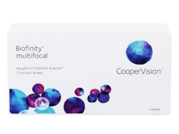 SOCZEWKI PROGRESYWNE Biofinity Multifocal 3szt