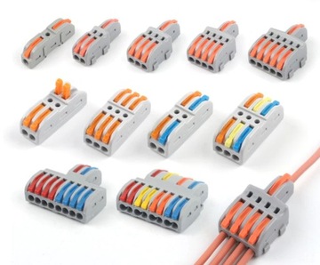 БЫСТРО ПРОХОДЯЩИЙ СОЕДИНИТЕЛЬ, как сплиттер WAGO 1/3