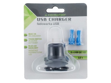 БЫСТРОЕ ЗАРЯДНОЕ УСТРОЙСТВО USB QC 3.0, ЗЕЛЕНОЕ РАЗЪЕМ
