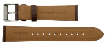 Черные мужские часы TIMEX, элегантная дата, браслет + коричневый ремешок