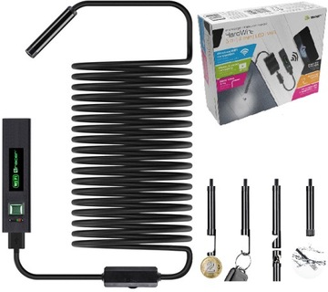 KAMERA ENDOSKOPOWA INSPEKCYJNA TELEFON PC WIFI LED