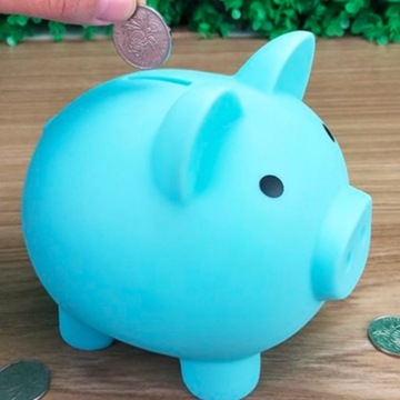 Большая синяя копилка для детей