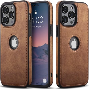ETUI CASE PREMIUM EKO-SKÓRA DO IPHONE 13 PRO MAX - BROWN