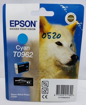 Tusz Epson T0962 Cyan C13T09624010 R2880 Oryginał