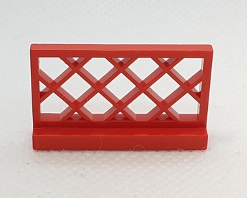 Lego 3185 płotek 1x4x2 czerwony
