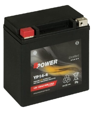 AKUMULATOR BPOWER EXCELLENT YP14-4 12AH 230A 12V