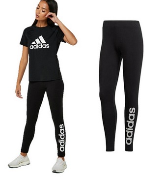 Getry damskie, legginsy ADIDAS W E LIN TIGHT