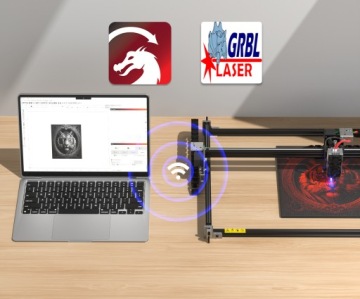 NEJE 3 MAX V2 E80 ЛАЗЕРНО-ГРАВИРОВАЛЬНЫЙ ПЛОТТЕР С ЧПУ 79x47 см