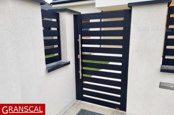 Уличная калитка современный забор ворота Познань