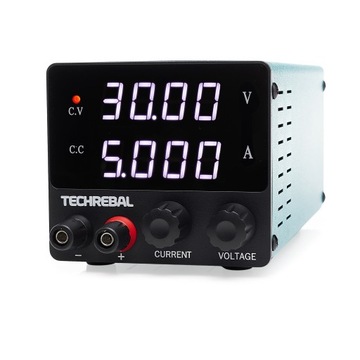 ЛАБОРАТОРНЫЙ ИСТОЧНИК ПИТАНИЯ TECHREBAL SPS-F305 30В 5А ТОЧНАЯ РЕГУЛИРОВКА