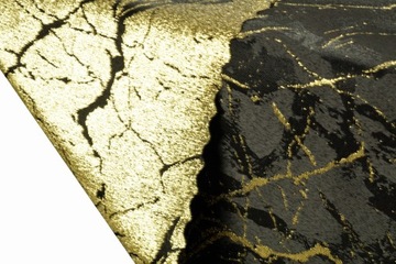 Скатерть двухсторонняя грязеотталкивающая с блестками черного золота 40Х40.