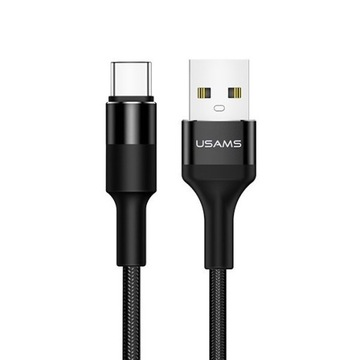 Kabel Złącza #1: USB Typ A Męska, Złącza #2: USB Typ C Męska Usams 1,2 m