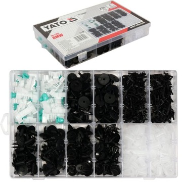 SPINKI SAMOCHODOWE BMW KOMPLET 290 SZT. YATO