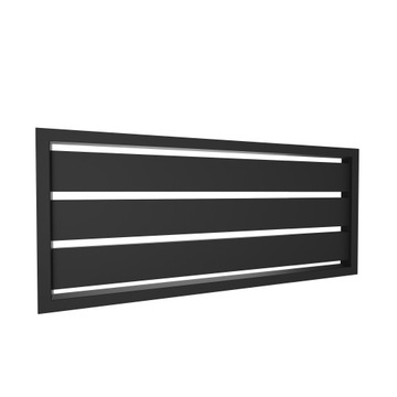 Grzejnik panelowy pokojowy czarny 40x160 TINIS
