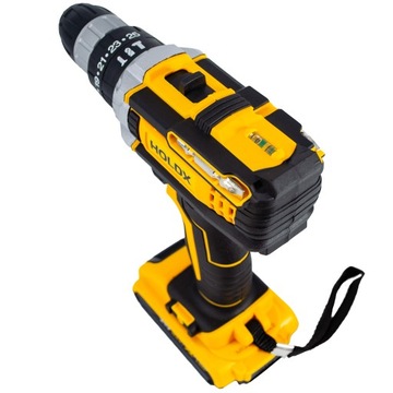 ДРЕЛЬ HOLDX, УДАРНАЯ ОТВЕРТКА, БОЛЬШОЙ НАБОР ИНСТРУМЕНТОВ, 2 АККУМУЛЯТОРНЫЕ СВЕРЛА, СВЕРЛА