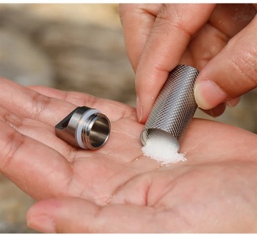 Водонепроницаемый контейнер для хранения, бутылка, уличный инструмент, EDC, титановый сплав