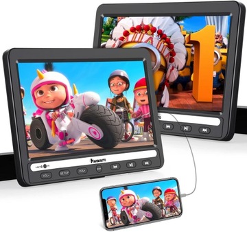 ODTWARZACZ DVD NAVISKAUTO PODWÓJNY PRZENOŚNY Z 5-GODZINNĄ BATERIĄ 2PACK