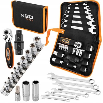 НАБОР ИНСТРУМЕНТОВ ДЛЯ МОТОЦИКЛА NEO 25 шт. СЛУЧАЙ