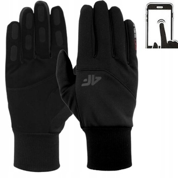 4F МУЖСКИЕ ЖЕНСКИЕ ПЕРЧАТКИ ЗИМА-ВЕСНА CAR TOUCH SOFTSHELL ПЕРЧАТКИ