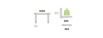 WSPORNIK KLIMATYZATORA 420MM Rodigas