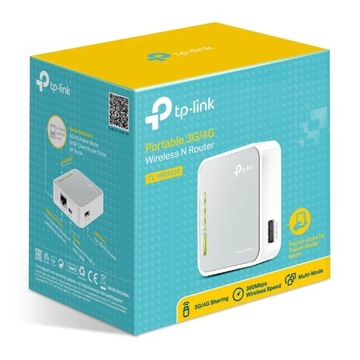 Беспроводной маршрутизатор TP-LINK TL-MR3020/EU (3G/4G/LTE USB; 2,4 ГГц)