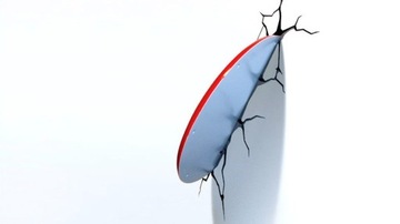 Светодиодная лампа Marvel 3D - Щит Капитана Америки