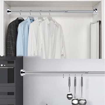 DRĄŻEK TELESKOPOWY BEZ WIERCENIA REGULOWANY DRĄŻEK PRĘT TELESKOPOWY KARNISZ