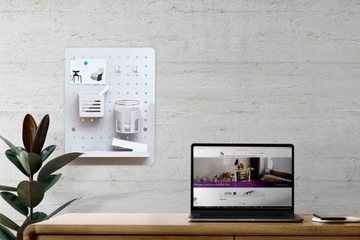 Перфорированная доска, крючки, вешалки БЕЛЫЕ игровые