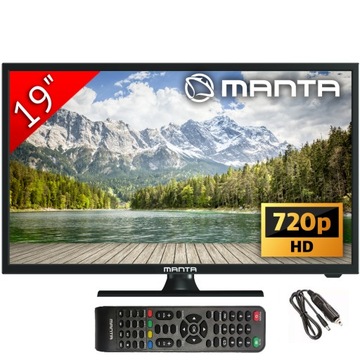 19-дюймовый телевизор Manta 19LHN123D DVB-T2/HEVC 12 В