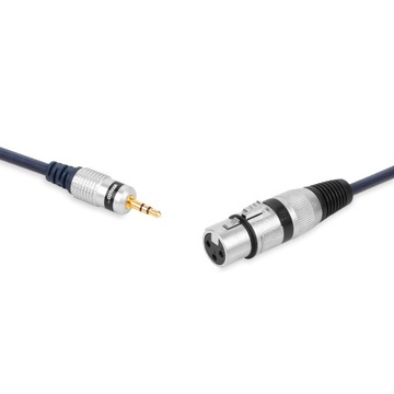 Kabel Gniazdo XLR - Wtyk Jack 3,5 VITALCO 5 m