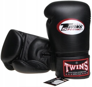 Rękawice bokserskie TWINS SPECIAL skórzane do Muay Thai boksu tajskiego
