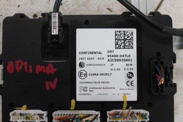 KIA OPTIMA IV 17R MODUL ŘÍZENÍ ASSY BCM 95400-D4TL0