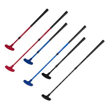 Przenośny miotacz golfowy dla lewo- i praworęcznych, czerwony