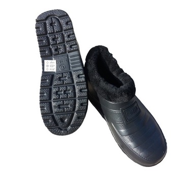 Crocs, УТЕПЛЕННЫЕ резиновые сапоги из пеноматериала, размер 41, ЧЕРНЫЕ