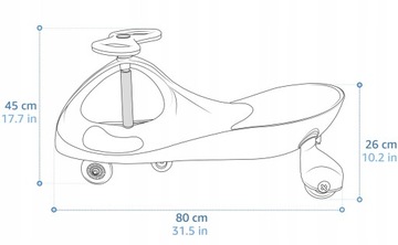 Детский самокат-толкач, колеса Meteor со светодиодной подсветкой.
