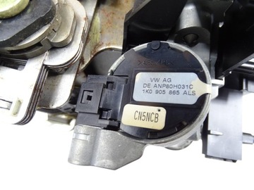 SLOUPEC VOLANT + SPÍNACÍ SKŘÍŇKA KLÍČEK VLOŽKY LP VW TOURAN I 2003-2006