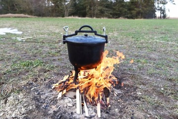 ЧУГУННАЯ ШАФТА 5 Л ОХОТНИЧЬЯ КОРЗИНКА ДЛЯ СОУСОВ