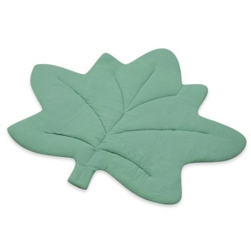 Mušelínová hrací deka Maple Leaf mint