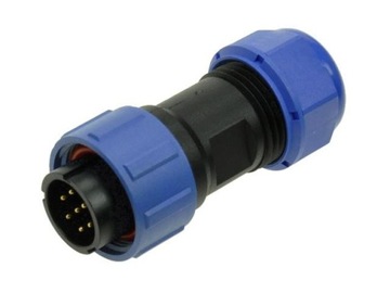 Wtyk Złącze męskie elektryczne 7 pin SP1710/P7I 5A/400V Weipu