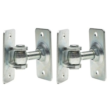ZAWIAS REGULOWANY STALOWY M12 DWUSTRONNY 74x38 DO BRAMY FURTKI 2 SZT