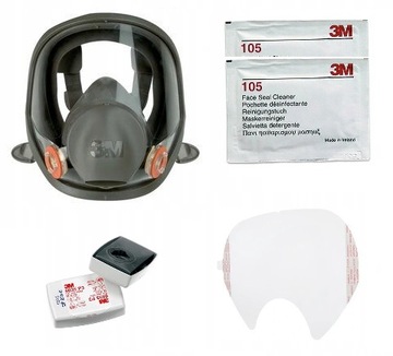3M 6700 PÓŁMASKA MASKA LAKIERNICZA + FILTRY 6035