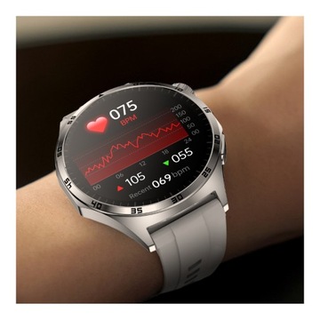 SMARTWATCH ZEGAREK CIŚNIENIOMIERZ EKG GLUKOZA GLIKEMIA HRV ROZMOWY MENU PL