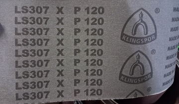 PAS BEZKOŃCOWY KLINGSPOR LS307X GR. 120 150x7200 TASMA ŚCIERNA