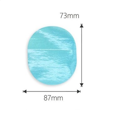 100 sztuk wodoodpornych nauszników naklejki na uszy samoprzylepne przezroczyste folie