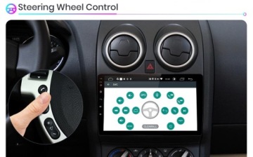 Radio Android 12 4/64Gb GPS Nissan Qashqai LTE SIM