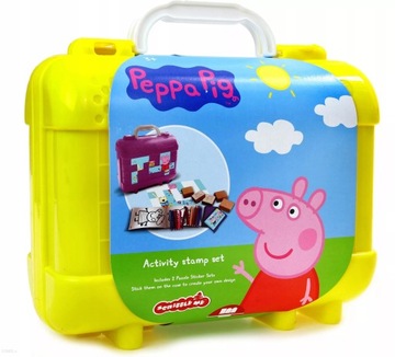 Świnka Peppa Multiprint - Zestaw do rysowania dla dzieci plastyczna WALIZKA