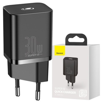 BASEUS ŁADOWARKA SIECIOWA ZASILACZ QC 3.0 PD 30W